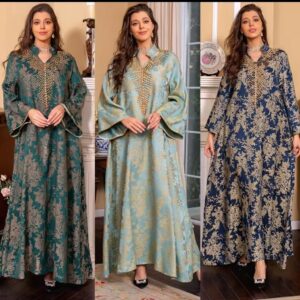 Majestic Brocade Kaftan Collection